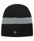 Big Boys Black, Gray Team USA Latitude 2.0 Stripe Knit Beanie - фото #3