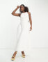 Forever New cut out waist maxi dress in ivory