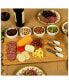 Baxter Bamboo Cheese Board with 4 Bowls and Multifunction Knife
