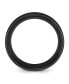 ფოტო #2 პროდუქტის Stainless Steel Brushed Black IP-plated with Black CZ Band Ring