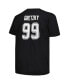 Фото #3 товара Men's Wayne Gretzky Black Los Angeles Kings Big and Tall Name and Number T-shirt