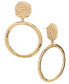 ფოტო #1 პროდუქტის Circle Drop Earrings, Created for Macy's