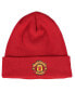 Men's and Women's Red Manchester United Basic Cuffed Knit Hat