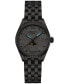 ფოტო #2 პროდუქტის Women's Swiss DS-8 Moon Phase Stainless Steel Bracelet Watch 33mm