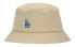 Фото #8 товара Шляпа рыбацкая MLB Лого NY Fisherman Hat, унисекс, черный/бежевый/белый.