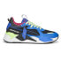 Фото #1 товара Puma Mapf1 Amg RsX Lace Up Mens Black Sneakers Casual Shoes 30764802