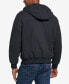 ფოტო #2 პროდუქტის Men's Workwear Hoodie Bomber Jacket with Quilted Lining
