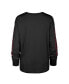 Фото #2 товара Women's Black Distressed Atlanta Falcons Tom Cat Long Sleeve T-shirt