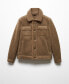 ფოტო #9 პროდუქტის Men's Shearling-Lined Jacket