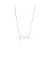 Фото #1 товара KC Chic Designs 316L Absolute Affirmation Silver-Tone "Fierce" Necklace