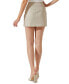 Фото #2 товара Women's Tracy Front-Zip Mini Skirt