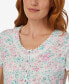 Фото #4 товара Women's Cap Sleeve 2-Pc. Capri Pajama Set