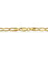 ფოტო #5 პროდუქტის Elongated Curb Link 20" Chain Necklace (4-1/3mm) in 14k Gold