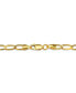 Фото #5 товара Elongated Curb Link 20" Chain Necklace (4-1/3mm) in 14k Gold