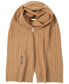 Men's holiday Bear Cable Scarf