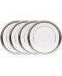 Фото #1 товара Austin Platinum Set of 4 Saucers, Service For 4