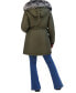 ფოტო #2 პროდუქტის Juniors' Faux-Fur-Trim Hooded Puffer Parka Coat