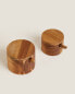 Фото #3 товара Wooden sugar bowl with spoon