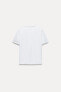 SLUB KNIT COTTON T-SHIRT