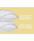 Фото #9 товара Circles Home 100% Cotton Pillow Protector with Zipper – White (4 Pack)
