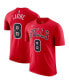 Фото #1 товара Men's Zach LaVine Red Chicago Bulls Icon 2022/23 Name and Number Performance T-shirt