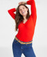 ფოტო #1 პროდუქტის Women's Modal Long-Sleeve Bodysuit, Created for Macy's