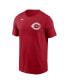 Фото #3 товара Men's Barry Larkin Red Cincinnati Reds Cooperstown Collection Name & Number T-shirt