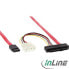 Фото #1 товара InLine SAS cable - 29pin SFF-8482 + Power to 1x SATA - single Target - 0.5m