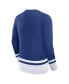 ფოტო #2 პროდუქტის Men's Blue Toronto Maple Leafs Back Pass Lace-Up Long Sleeve T-shirt