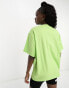 Фото #8 товара ASOS DESIGN Oversized t-shirt in embroidered cutwork in lime