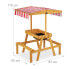 Фото #19 товара Детский столик с навесом для сада от Relaxdays