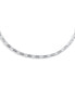 ფოტო #3 პროდუქტის Mens Strong Solid Italian Sterling Silver 5MM Rectangle Open Paper Clip Link Chain For Necklace 20 Inch Long