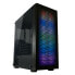 LC-Power Gaming 800B - Interlayer X - Midi Tower - PC - Black - ATX - micro ATX - Mini-ITX - Metal - Plastic - Tempered glass - Gaming