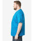 Фото #3 товара Big & Tall by KingSize Heavyweight Jersey Crewneck T-Shirt