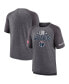 Фото #2 товара Men's Heathered Gray Washington Wizards 2022 Noches Ene-Be-A Core Shooting Raglan T-shirt