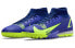 Фото #4 товара Кроссовки футбольные Nike Mercurial Superfly 8 14 Academy TF, высокие, синие