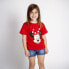 Детский Футболка с коротким рукавом Minnie Mouse Красный
