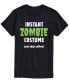 Фото #1 товара Men's Instant Zombie Costume Classic Fit T-shirt