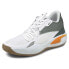 Фото #2 товара Puma Court Rider Pop Basketball Mens Green, White Sneakers Casual Shoes 3761070