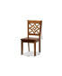 Фото #3 товара Nicolette Modern and Contemporary 2-Piece Finished Wood Dining Chair Set