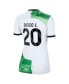 Фото #4 товара Women's Diogo Jota White Liverpool 2023/24 Away Replica Player Jersey