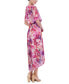 ფოტო #3 პროდუქტის Women's Printed Chiffon High-Low Midi Dress