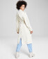 Фото #6 товара Women's Long-Sleeve Trench Coat, Created for Macy's