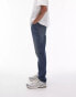 Topman taper jeans in summer light wash tinted blue