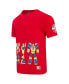 ფოტო #3 პროდუქტის Men's and Women's Red Bumblebee T-Shirt