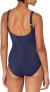 Фото #2 товара Gottex 282203 Women's Standard Square Neck One Piece, Size 8