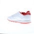 Reebok Classic Leather Mens White Leather Lace Up Lifestyle Sneakers Shoes