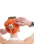 Фото #1 товара DesignB London oversized broderie hair scrunchie in bright orange