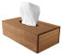 Фото #1 товара Tissue-Box-Halter Braun Rippe Holz