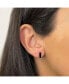 Onyx Bar Stud Earrings Черный, 10 - фото #4